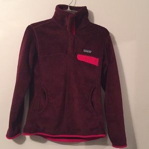 Maroon Patagonia Pullover Size Small